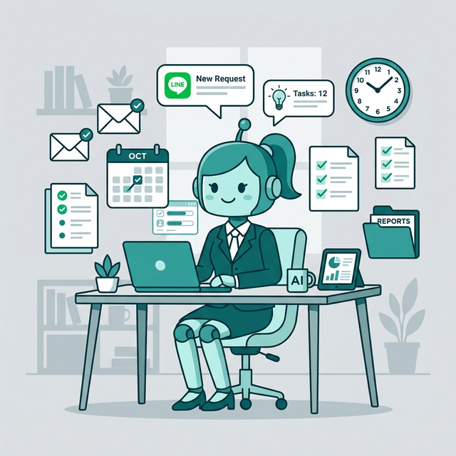AI秘書のイメージ